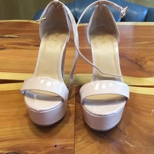 Nude Platform Wedges